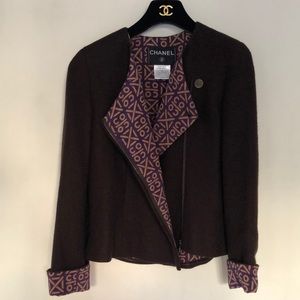 Authentic Chanel Cashmere tweed jacket